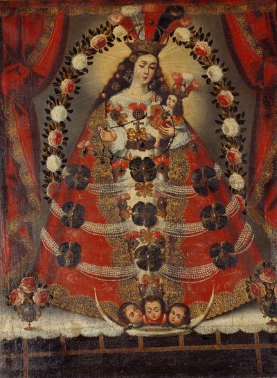 Den obefläckade avlelsen, c.1700 av Cuzco School