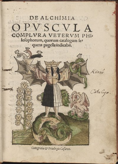 De Alchimia opvscvla complvra vetervm philosophorum, 1550 av Cyriacus Jacob