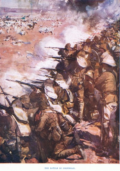 Slaget vid Omdurman 1898, 1915 av Cyrus Cuneo