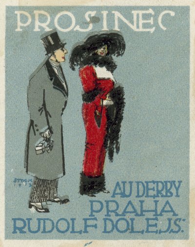 december. Au Derby Rudolf Dole mode, Prag av Czech School