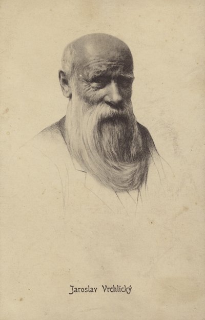 Jaroslav Vrchlicky (1853-1912), tjeckisk poet av Czech School