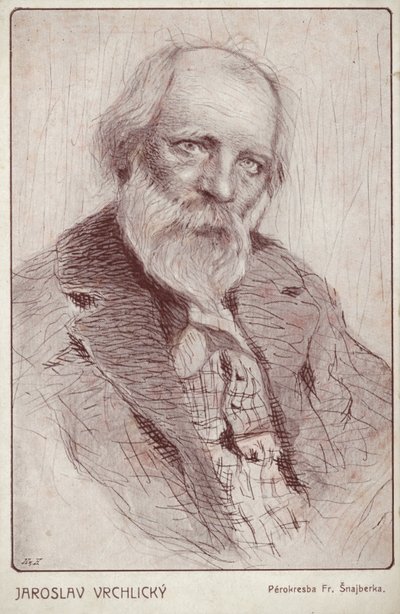 Jaroslav Vrchlicky (1853-1912), tjeckisk poet av Czech School