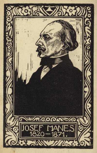 Josef Manes, tjeckisk målare av Czech School