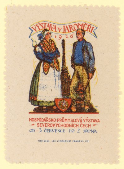 Northeastern Bohemia Economic and Industrial Exhibition, Jaromer, Tjeckoslovakien, 1926 av Czech School