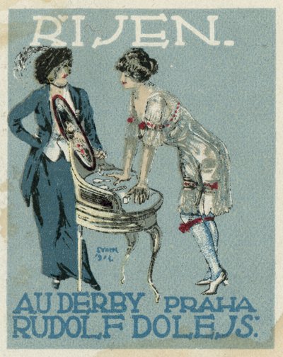 oktober. Au Derby Rudolf Dole mode, Prag av Czech School