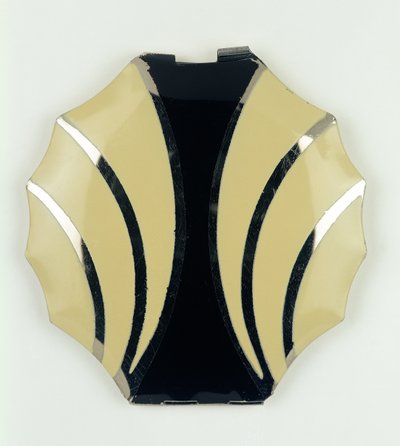 Princess Art Deco Powder Compact, Tjeckiskt, 1920-tal av Czech School