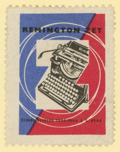 Remington skrivmaskiner av Czech School