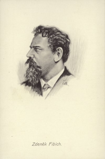 Zdenek Fibich, tjeckisk kompositör (1850-1900) av Czech School