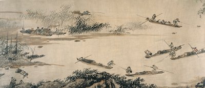 Fiskare på en höstflod, Mingdynastin, 1400-talet. av Dai Jin