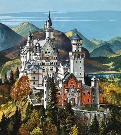 Slottet Neuschwanstein av Dan Escott