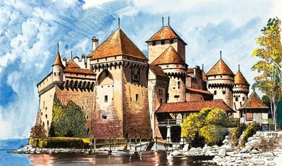 Chateau De Chillon av Dan Escott