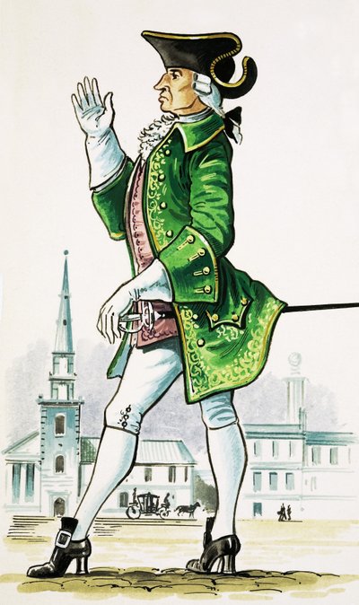 Gentleman från omkring 1750 av Dan Escott