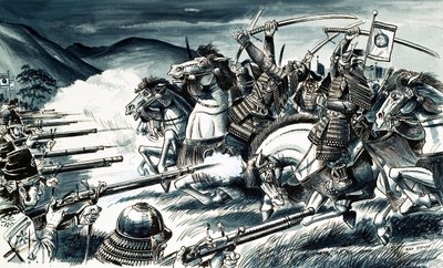 Slaget vid Nagashino år 1575 av Dan Escott