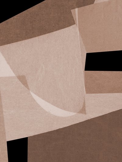 Abstrakt collage av Dan Hobday