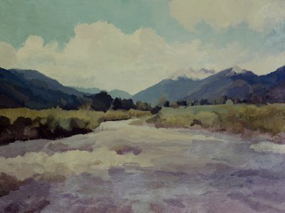 Valley River av Dan Hobday