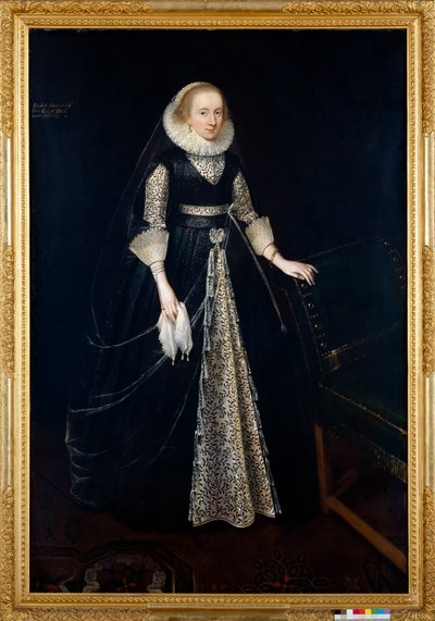 Elizabeth Howard (olja på duk) av Daniel (attr. to) Mytens