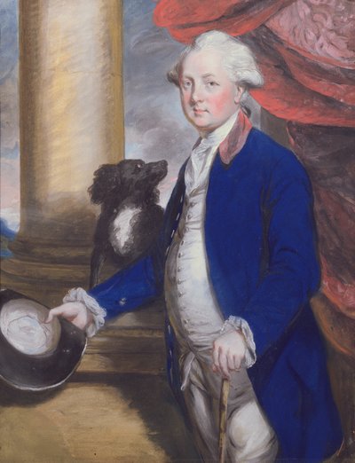 Henry (1725-1800) Lord Bridgeman (pastel) (see 239432 for pair) av Daniel Gardner