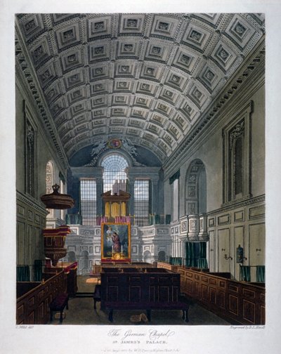 Interiörvy av Chapel Royal i St James
