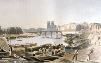Notre Dame, Ile de la Cite, Ile Saint Louis och Pont de la Tournelle av Daniel Havell
