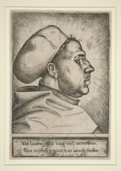 Martin Luther, 1523 av Daniel Hopfer