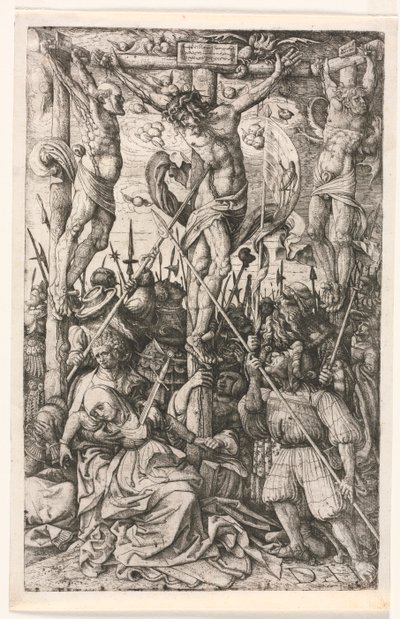 Golgata, ca. 1520. av Daniel Hopfer