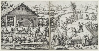 Festivalen, efter 1520 av Daniel Hopfer
