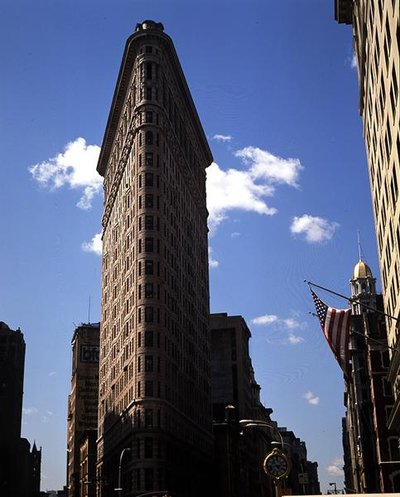 Flatiron Building, färdigställd 1902 av Daniel Hudson Burnham