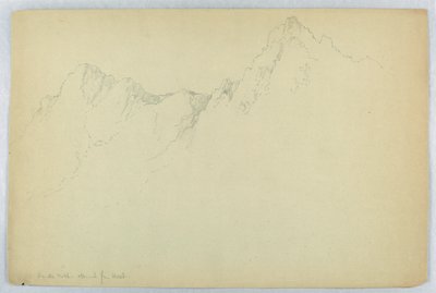 Dixville Notch, inflygning från väst av Daniel Huntington