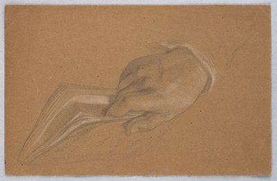 Teckning, möjlig studie till Alexan, 1864 av Daniel Huntington