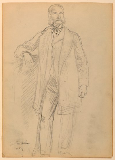 Teckning, president Chester A. Arth, 1884 av Daniel Huntington