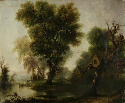 Landskap, 1837 av Daniel Huntington
