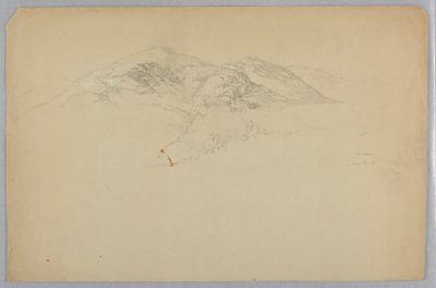Landskapsskiss, Mount Desert, Maine av Daniel Huntington