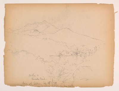 MOAT Mountain och Knowles Pond, New Hampshire av Daniel Huntington