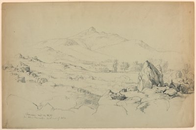 Mount Chocorua från Hill nära Tamworth, sydväst om sjön av Daniel Huntington