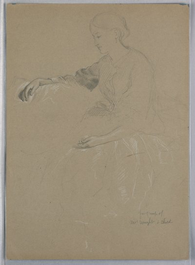 Mrs William Wright och barn av Daniel Huntington
