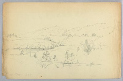 Mt Jefferson från nära Whitefield av Daniel Huntington