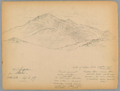 Mt Lafayette från Oak Hill, Littleton, New Hampshire av Daniel Huntington