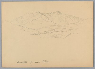 Mount Mansfield från nära Stowe, Vermont av Daniel Huntington