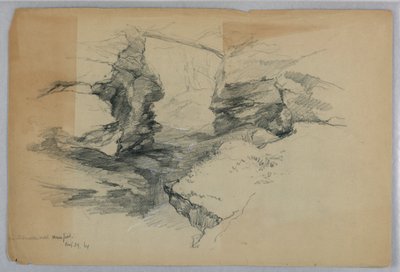Notch, Mount Mansfield av Daniel Huntington