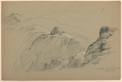På Mount Mansfield, tittar mot puckeln av Daniel Huntington