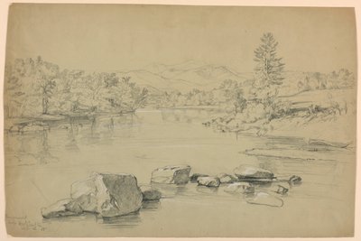Pemigewassett Bridge, West Campton, New Hampshire av Daniel Huntington