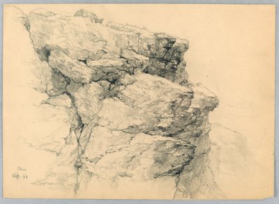 Rock Ledge vid Stowe av Daniel Huntington