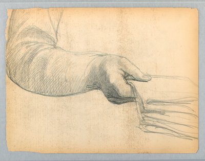 Studie av höger arm av Daniel Huntington