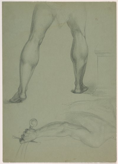 Två partiella anatomiska studier av Daniel Huntington