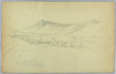 Whiteface Mountain, norr om Tamworth Village, New Hampshire av Daniel Huntington