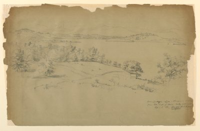 Winnipesaukee Lake, Chocorua på avstånd av Daniel Huntington