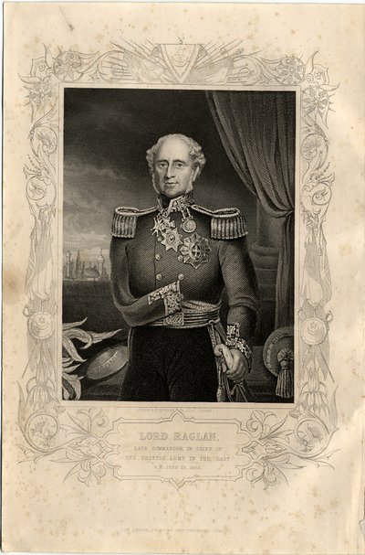 Porträtt av Lord Raglan, 1856 av Daniel John Pound
