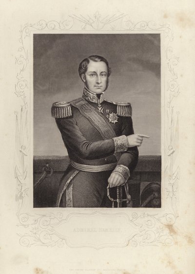Amiral Havelin (gravyr) av Daniel John. Pound