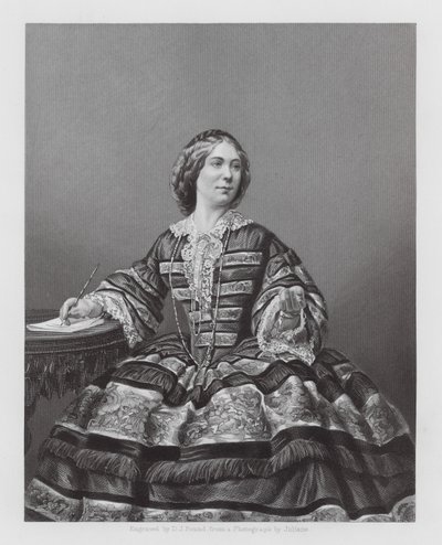 Amy Sedgwick, brittisk skådespelerska (gravyr) av Daniel John. Pound