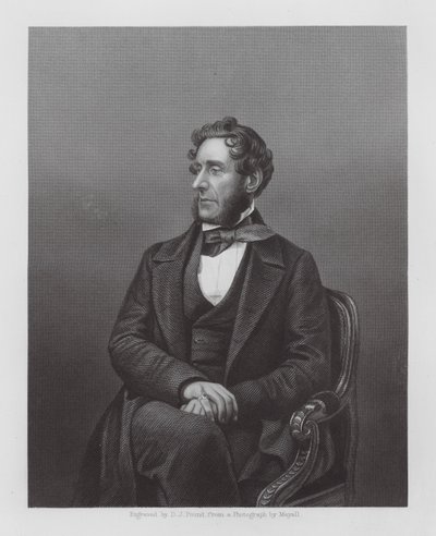 Anthony Ashley-Cooper, 7:e earl av Shaftesbury, engelsk politiker (gravyr) av Daniel John. Pound